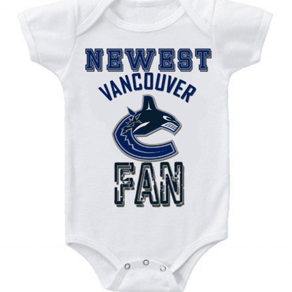 New Cute Baby One Piece Hockey Canucks #2